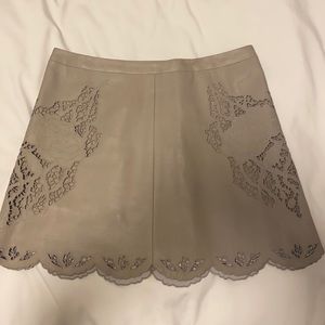 BCBG faux leather skirt size 8